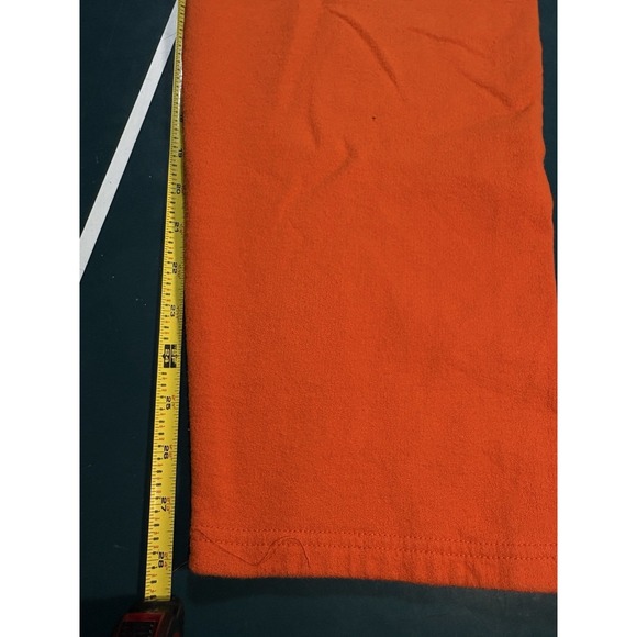 Hope College Champion Sweatpants Men's Small Orange Warm Up Fleece Lined - Picture 10 of 11